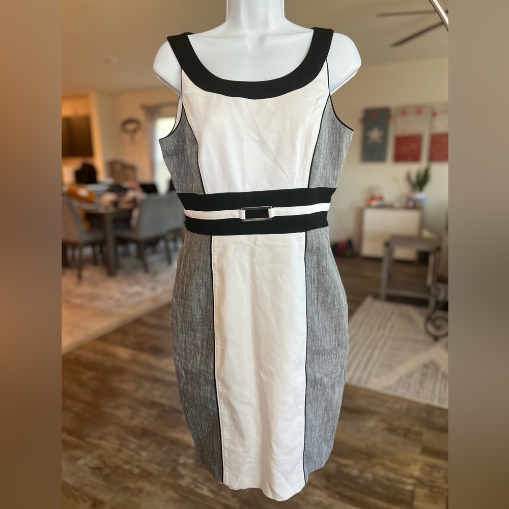 WH|BM Sleeveless bodycon work dress